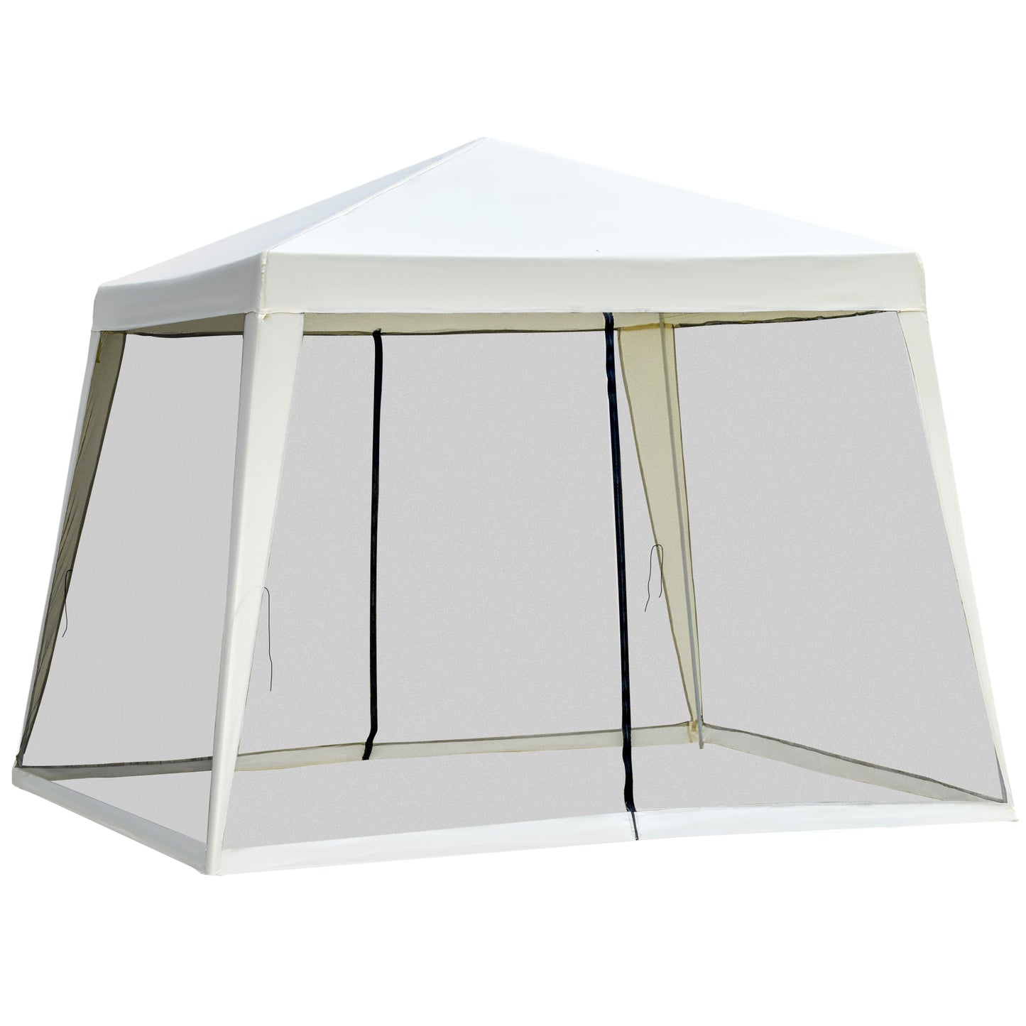 3 x 3(m) Gazebo Outdoor Canopy Tent Event Shelter with Mesh Screen Walls