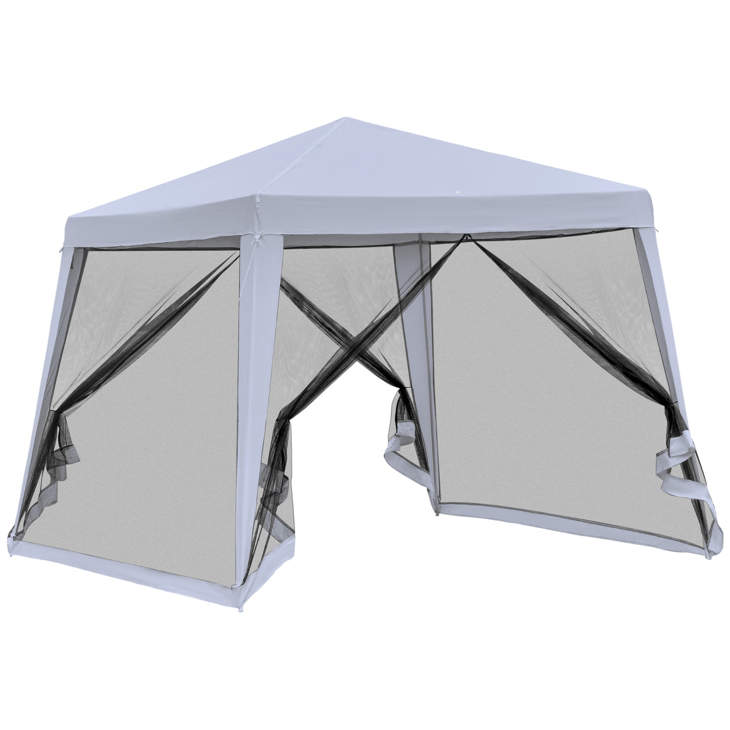 3 x 3(m) Gazebo Outdoor Canopy Tent Event Shelter with Mesh Screen Walls