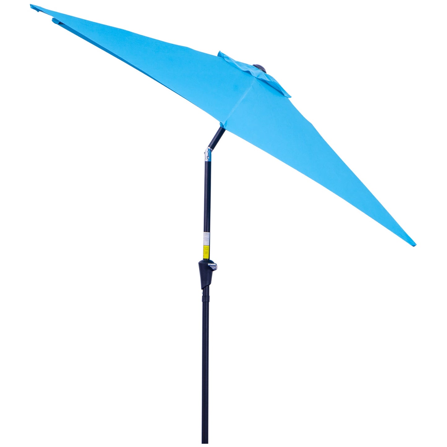 Patio Umbrella Parasol Sun Shade Tilt Crank Garden Aluminium 2.7M