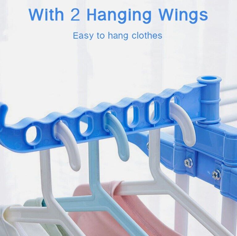 Extra Large Foldable Outdoor Laundry Dryer Rack Line