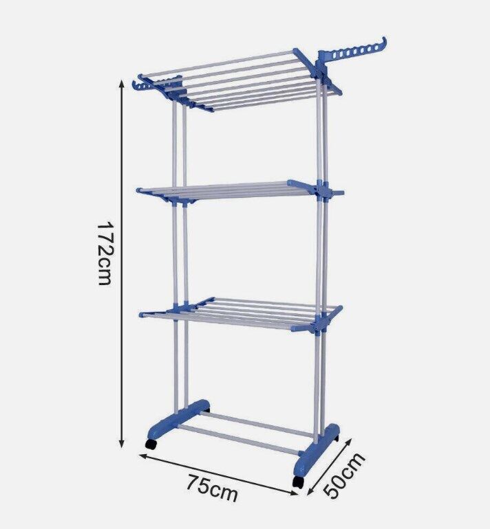 Extra Large Foldable Outdoor Laundry Dryer Rack Line