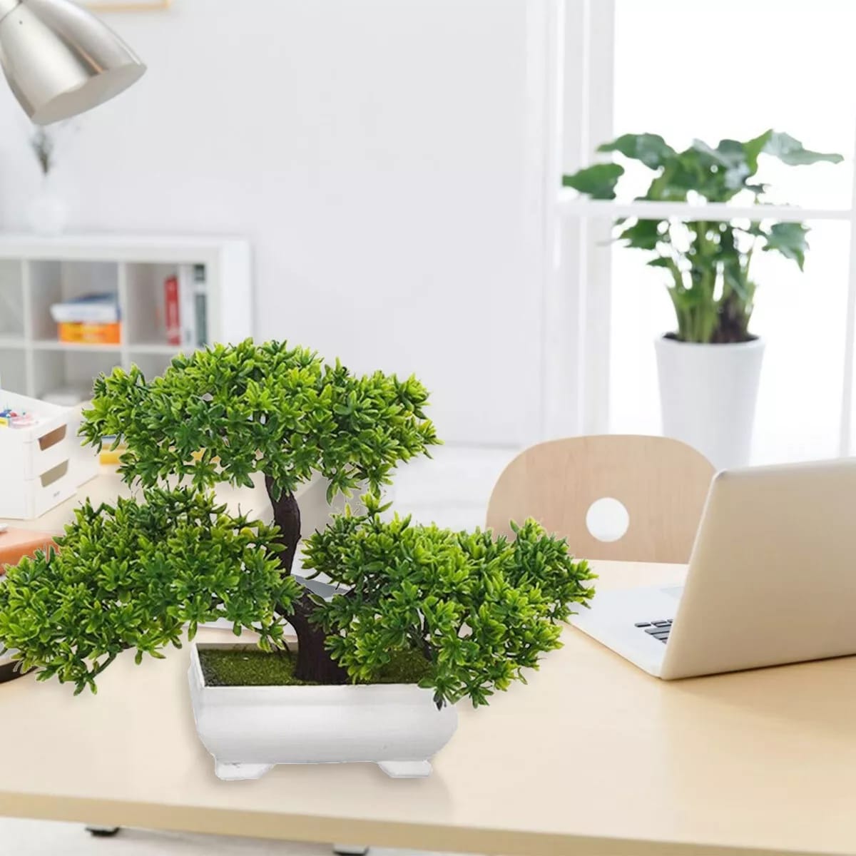 Bonsai Artificial Fake Tree In Pot Plants Home Office Pine Tree Garden