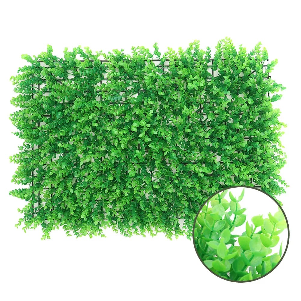 6X Artificial Plant Fence Greenery Wall Hedge Grass Mat Foliage Screen Panels UK