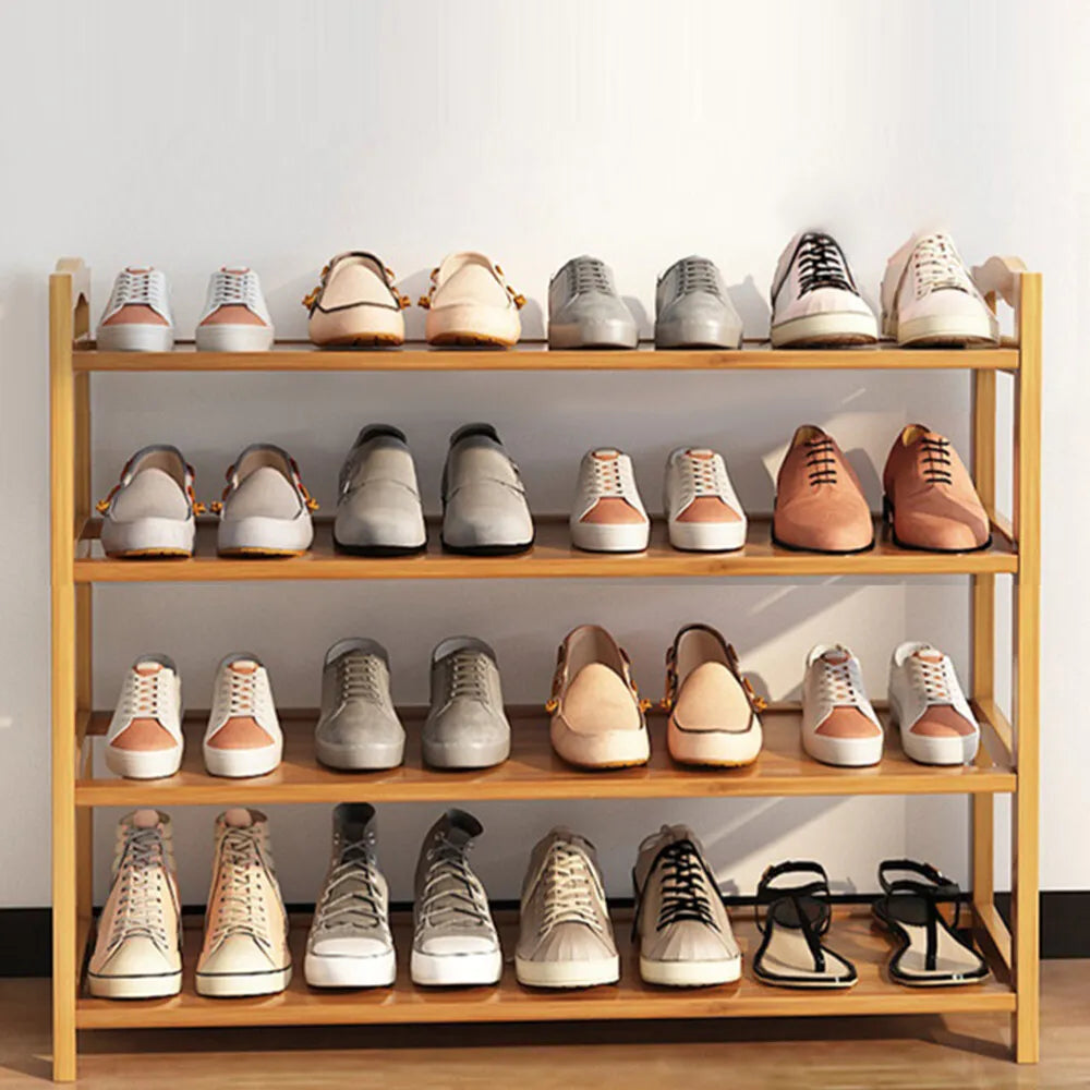 4 5 6 TIERS BAMBOO SHOE RACK