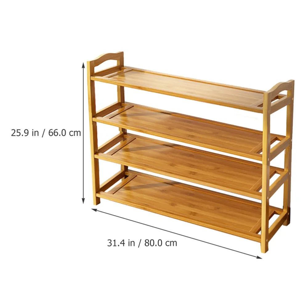 4 5 6 TIERS BAMBOO SHOE RACK