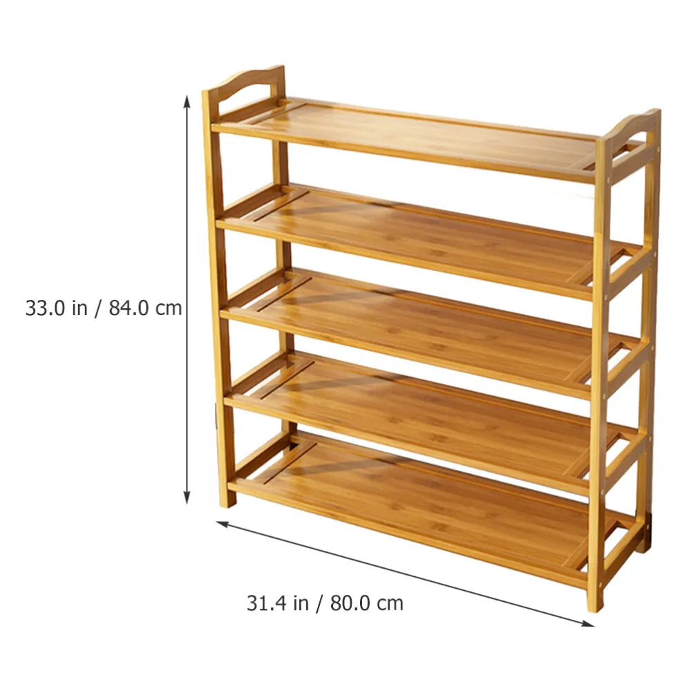 4 5 6 TIERS BAMBOO SHOE RACK