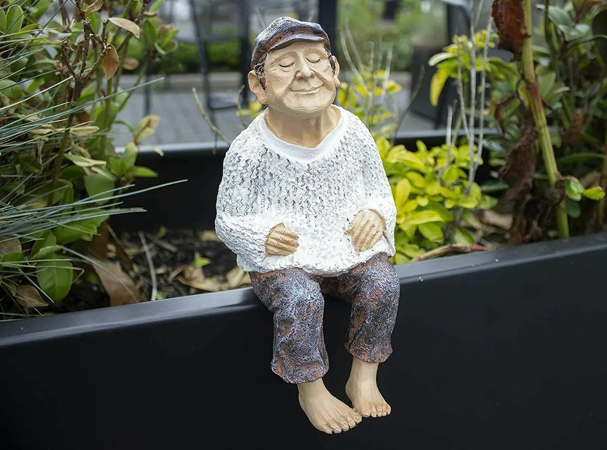 Grandparents Garden Ornaments Grandma Grandad Figures Nana Papa Statues Home