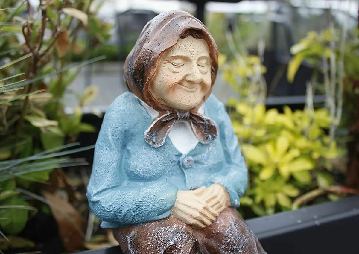 Grandparents Garden Ornaments Grandma Grandad Figures Nana Papa Statues Home