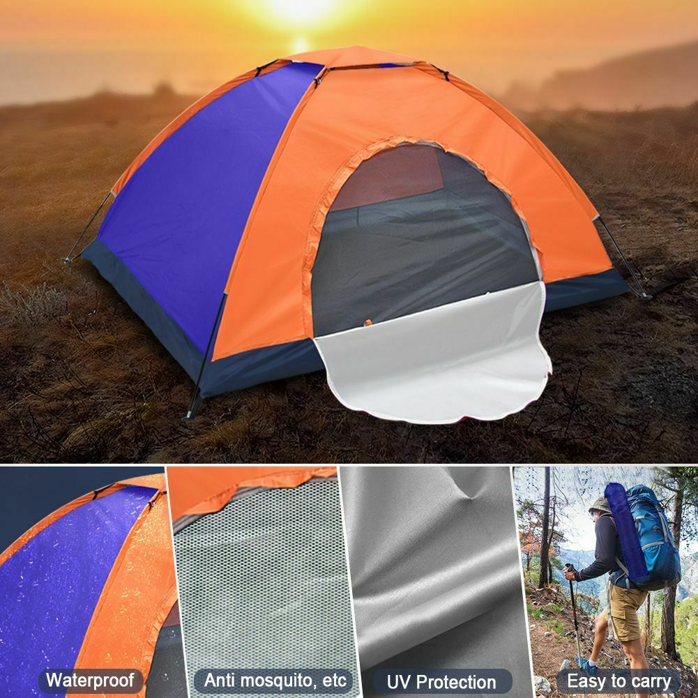 Camping Tent Waterproof Room Outdoor Hiking Backpack Fishing Camping