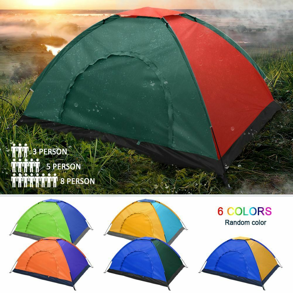 Camping Tent Waterproof Room Outdoor Hiking Backpack Fishing Camping