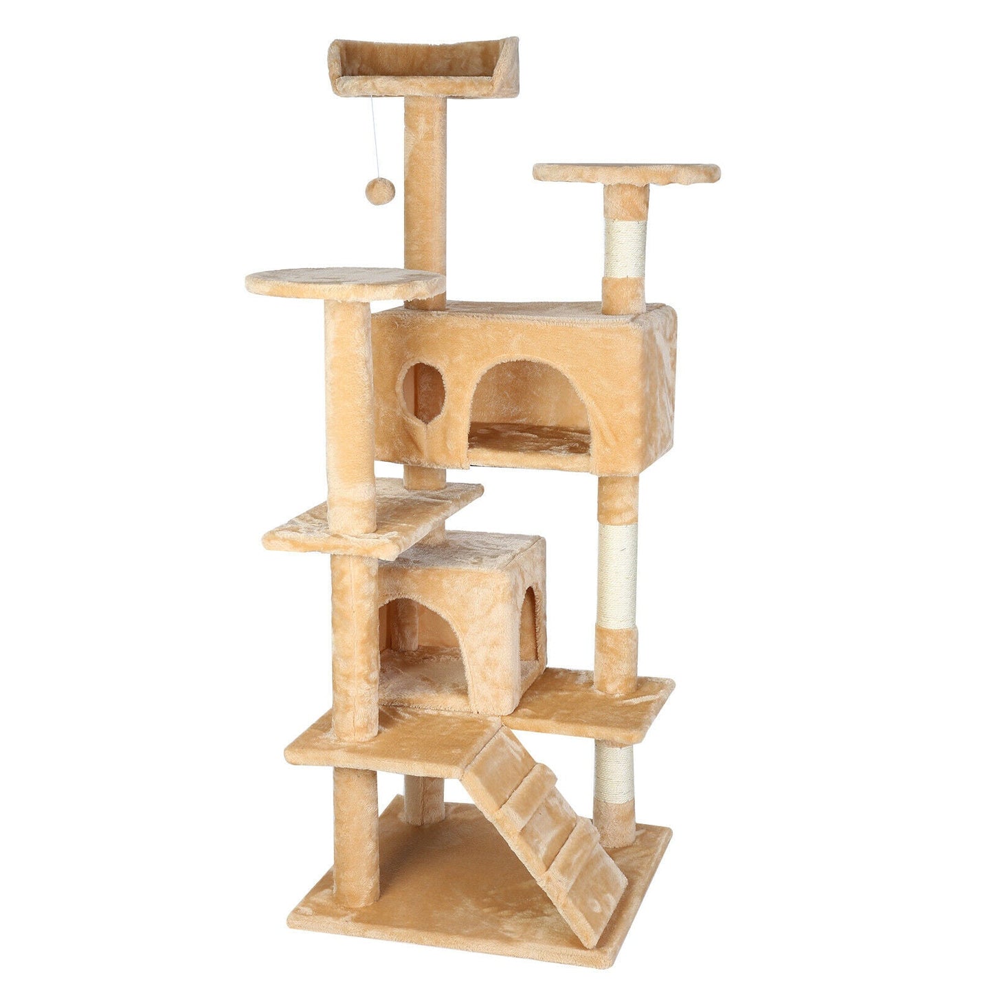 Large Multilevel Cat Tree Tower Cat Scratching Post Climbing Activity Centre New