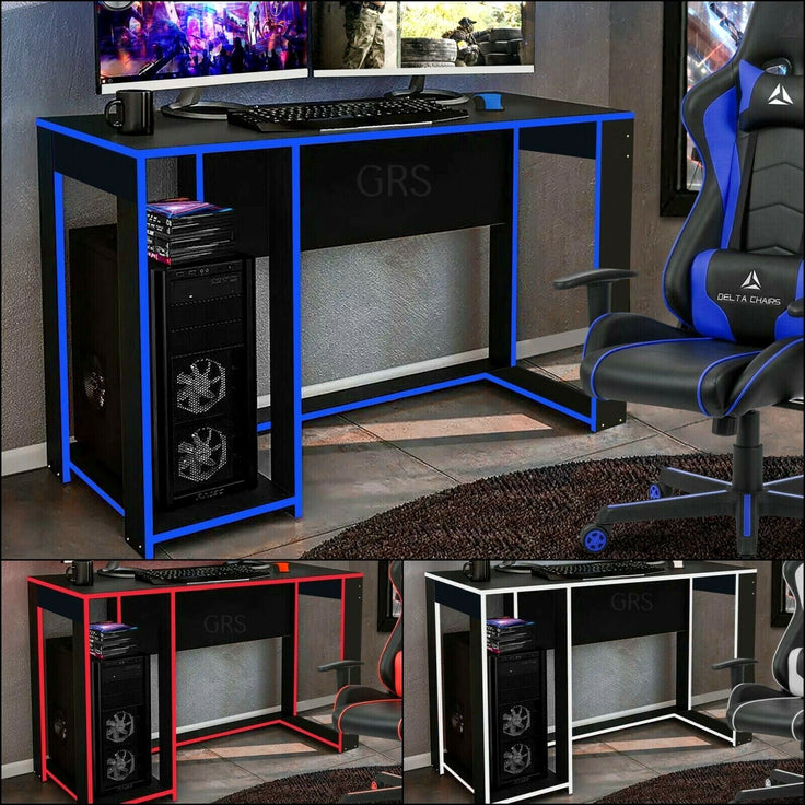 Gaming Desk Computer Table Workstation Laptop PC Home Office Study Crafting