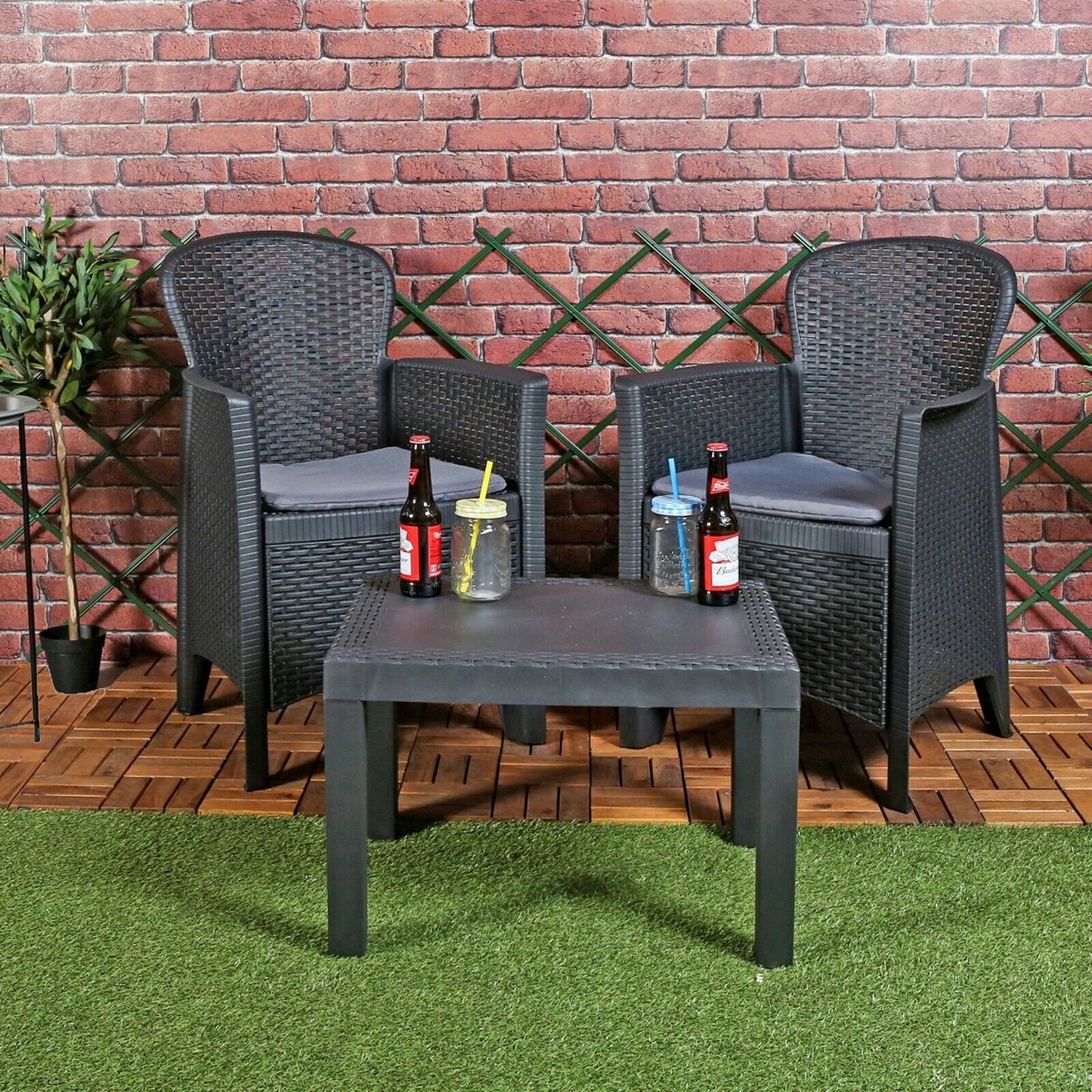 3pc Outdoor Garden Furniture