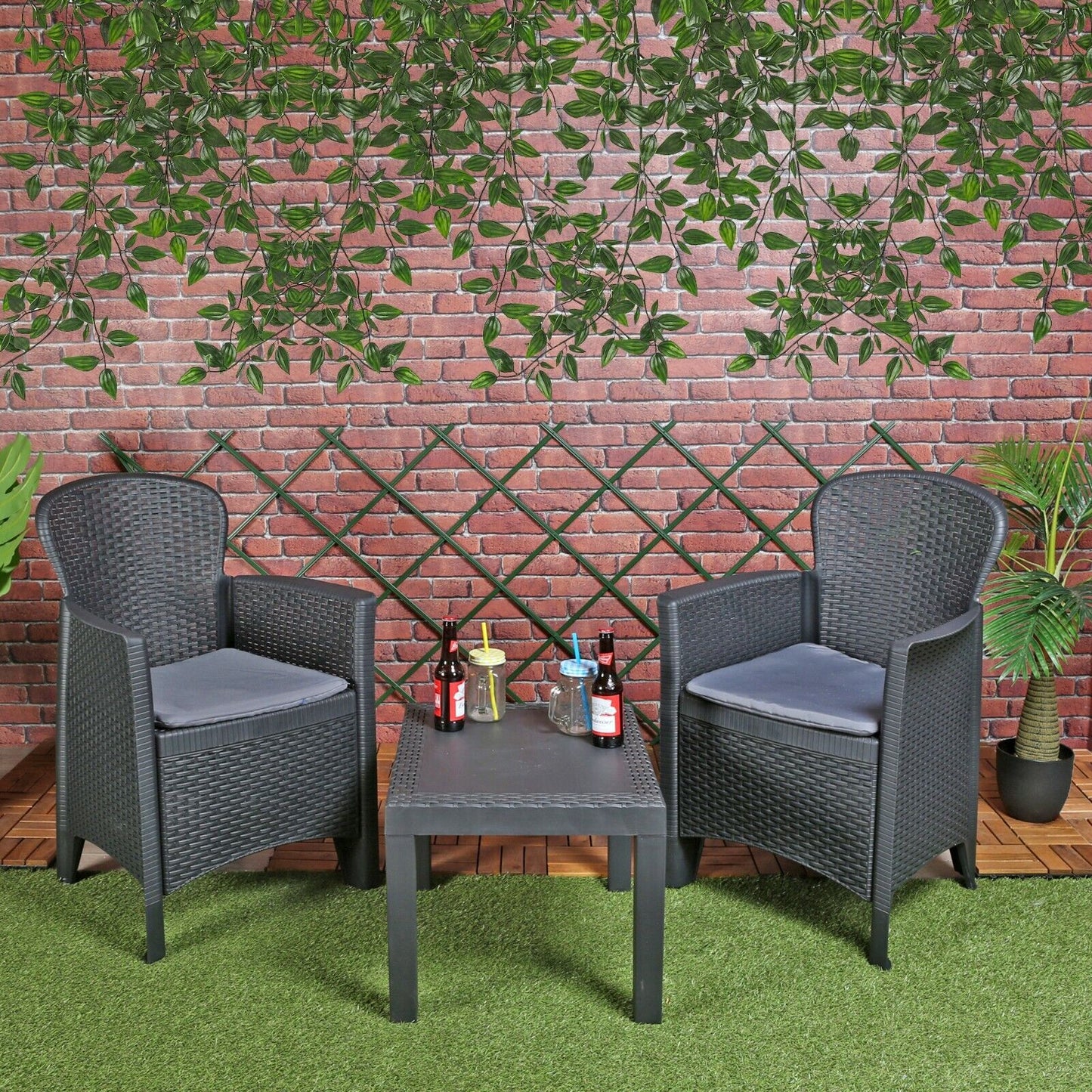 3pc Outdoor Garden Furniture