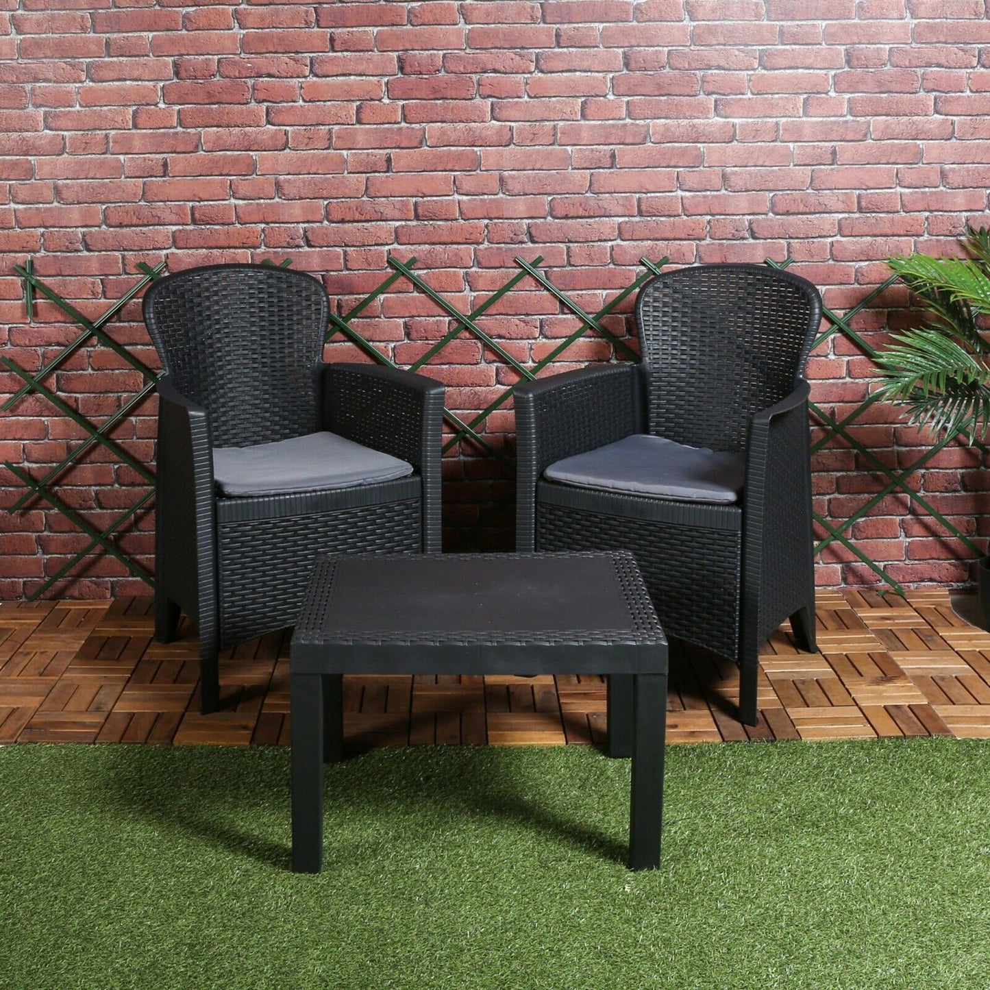 3pc Outdoor Garden Furniture