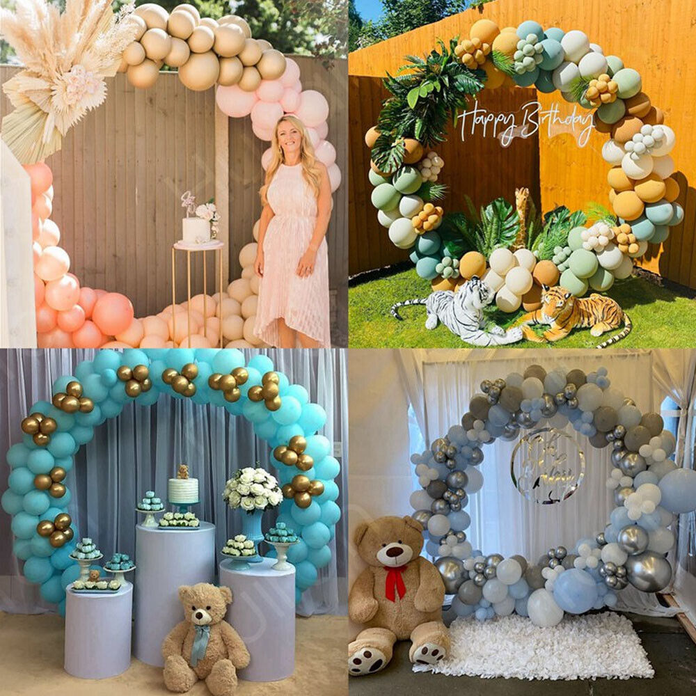 2M Metal Round Balloon Wedding Arch