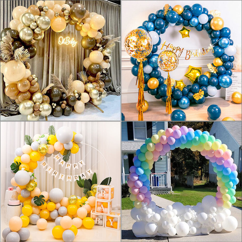 2M Metal Round Balloon Wedding Arch