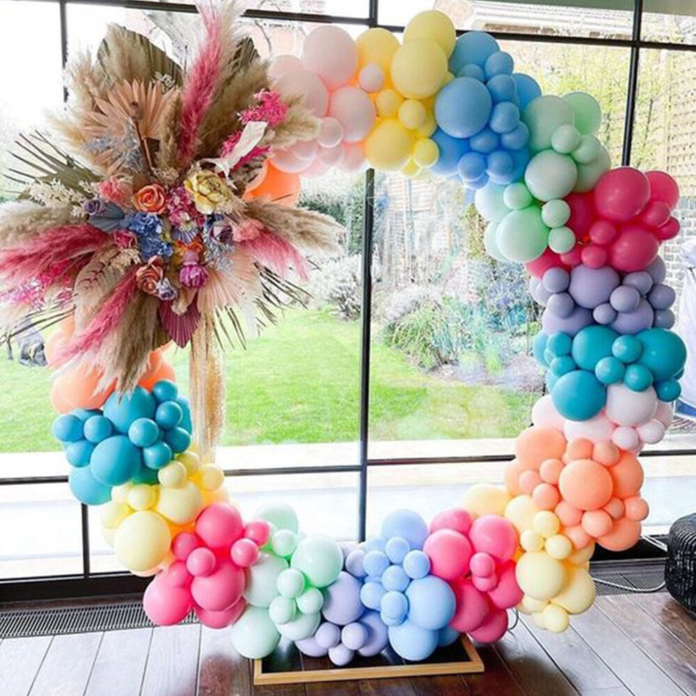 2M Metal Round Balloon Wedding Arch