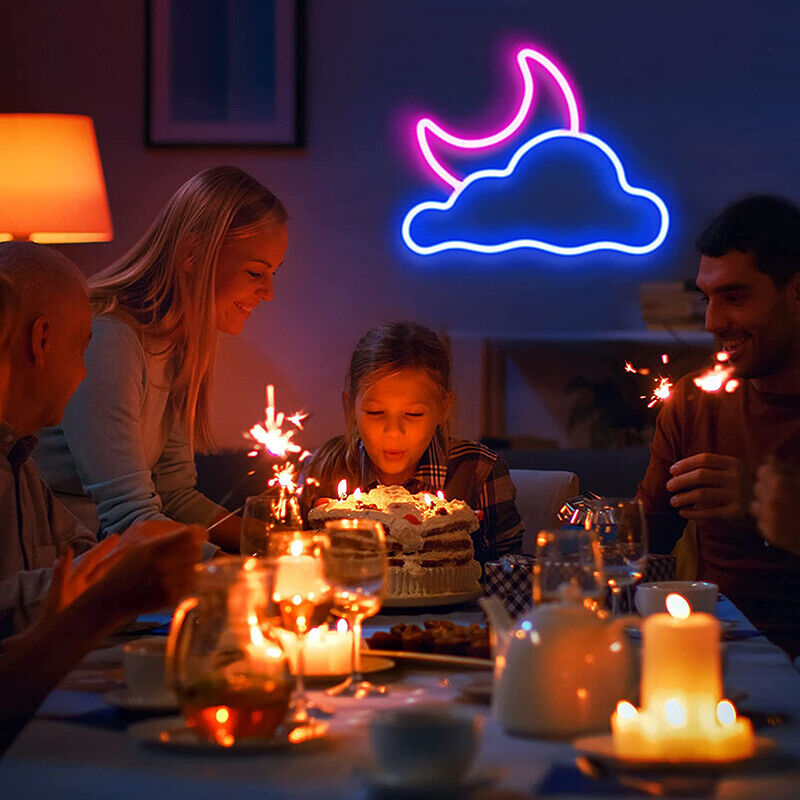 LED Neon Cloud Sign