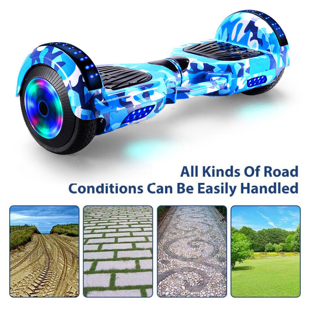 Electric Scooters Bluetooth Hoverboard LED Segway UK Hover Scooter Balance Board