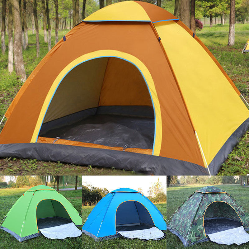 2 MAN PERSON POP UP TENT HIKING FESTIVAL CAMPING TENT QUICK INSTANT FAST PITCH