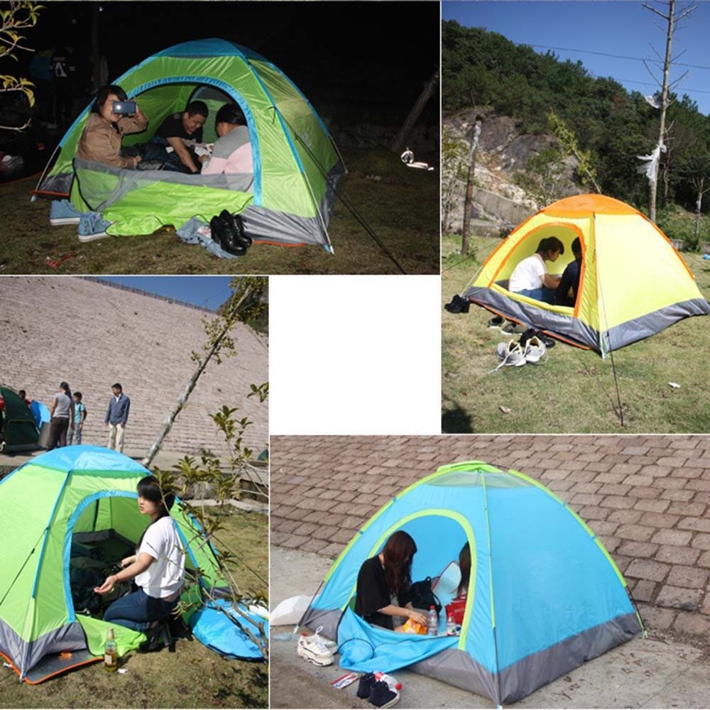 2 MAN PERSON POP UP TENT HIKING FESTIVAL CAMPING TENT QUICK INSTANT FAST PITCH