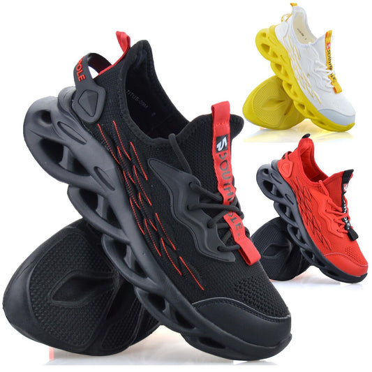 Mens Memory Foam Casual Running Walking Lace Up Gym Sports Trainers Shoes Size