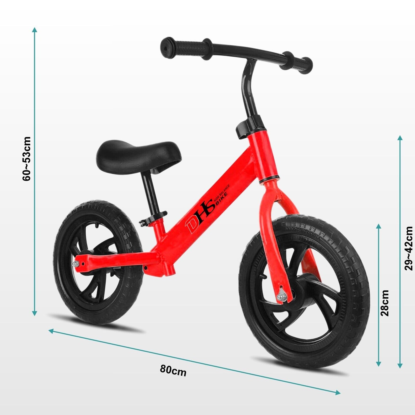 12" Kids Balance Bike Walking Running Training Bicycle For 2-6 Years Children