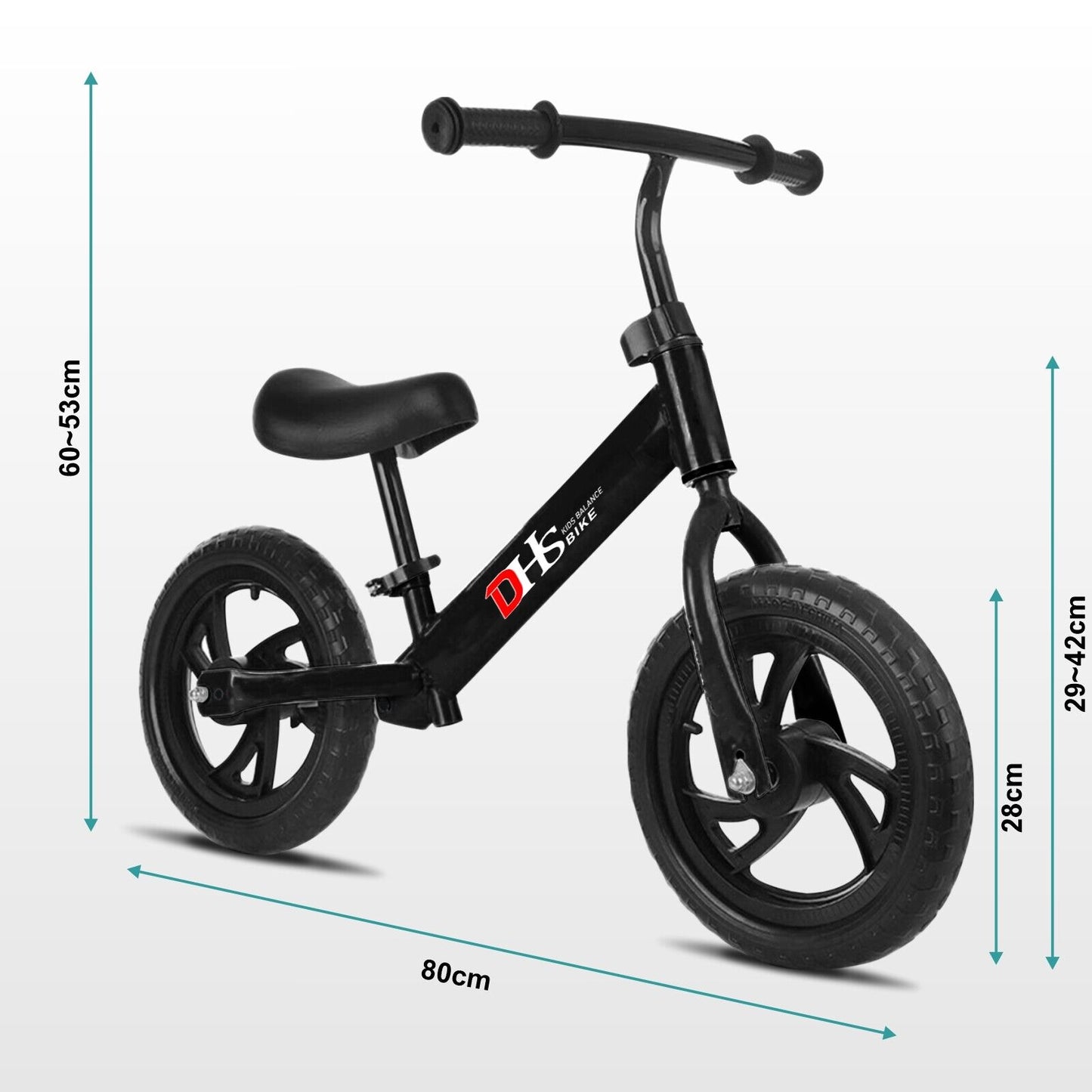 12" Kids Balance Bike Walking Running Training Bicycle For 2-6 Years Children