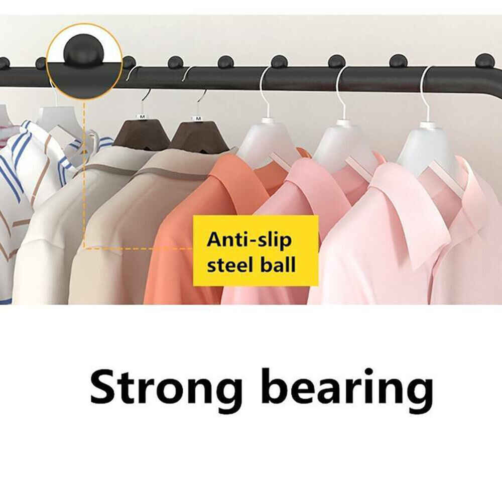 Heavy Duty Clothes Rail Metal Garment Hanging Rack Display Stand Shoes Shelf UK