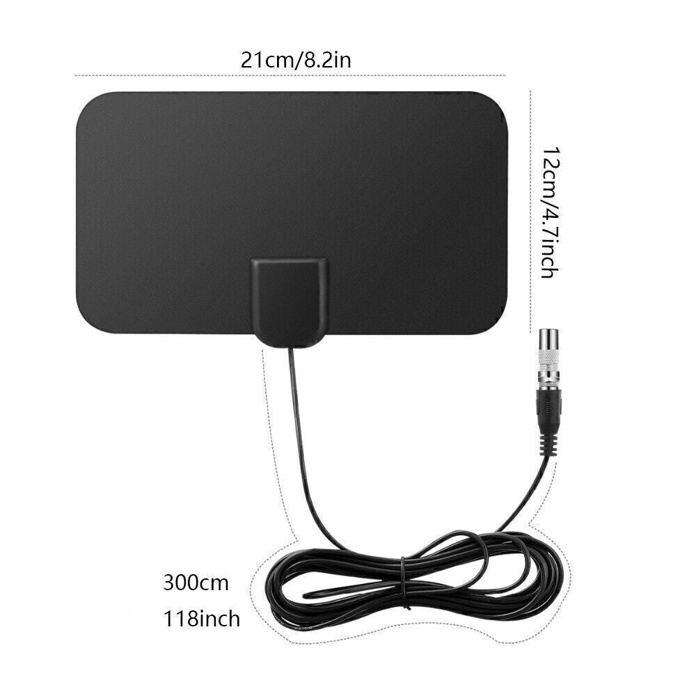 2000Miles Indoor TV Antenna Aerial HD Digital Signal Amplified Freeview 4K 1080P