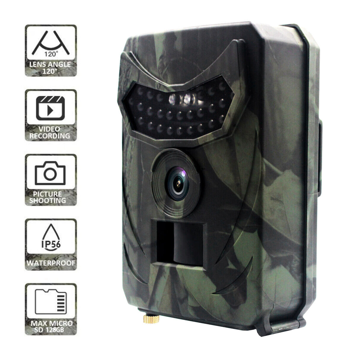 24MP Mini Hunting Trail Camera 1080P Wildlife Animal Trap IR Night Vision Cam UK