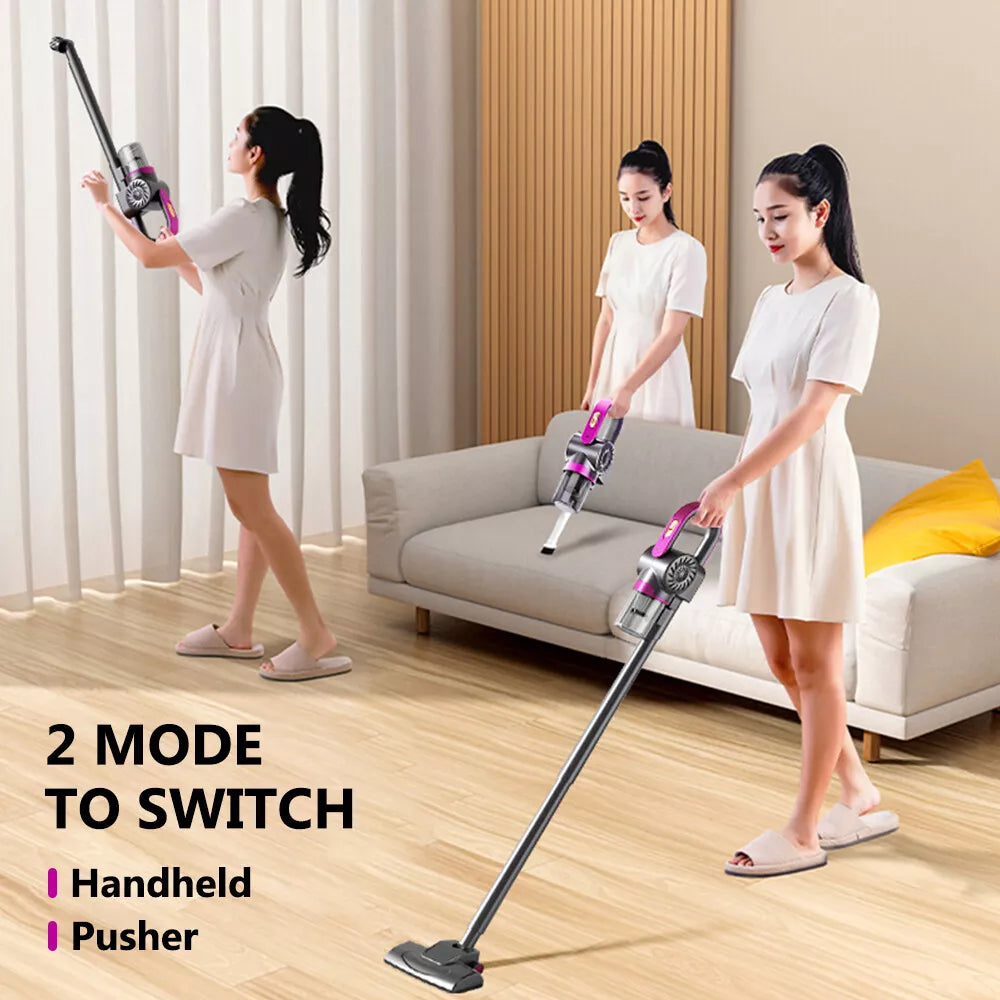 Cordless Vacuum Cleaner Hoover Upright Lightweight Wireless Handheld Bagless Vac