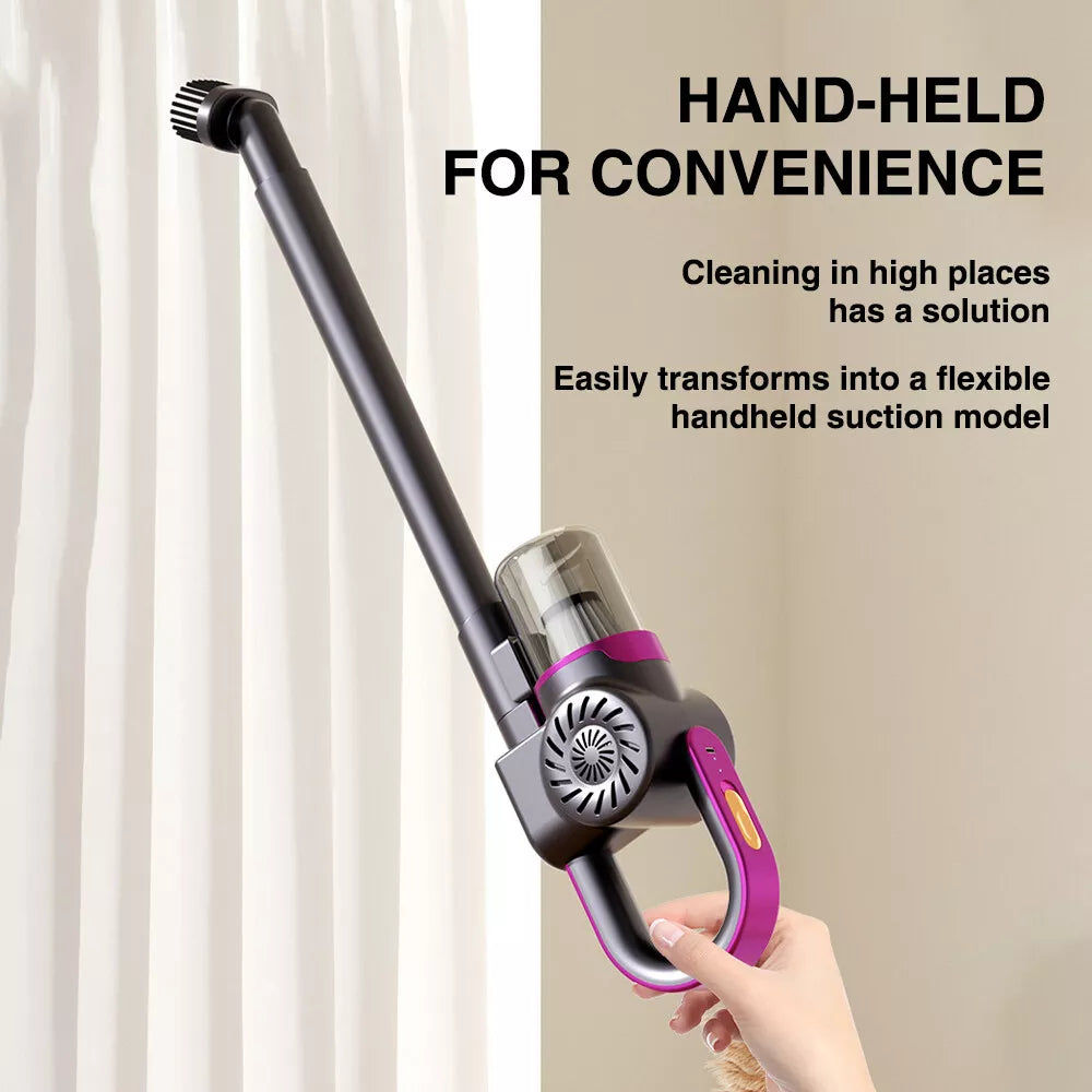 Cordless Vacuum Cleaner Hoover Upright Lightweight Wireless Handheld Bagless Vac