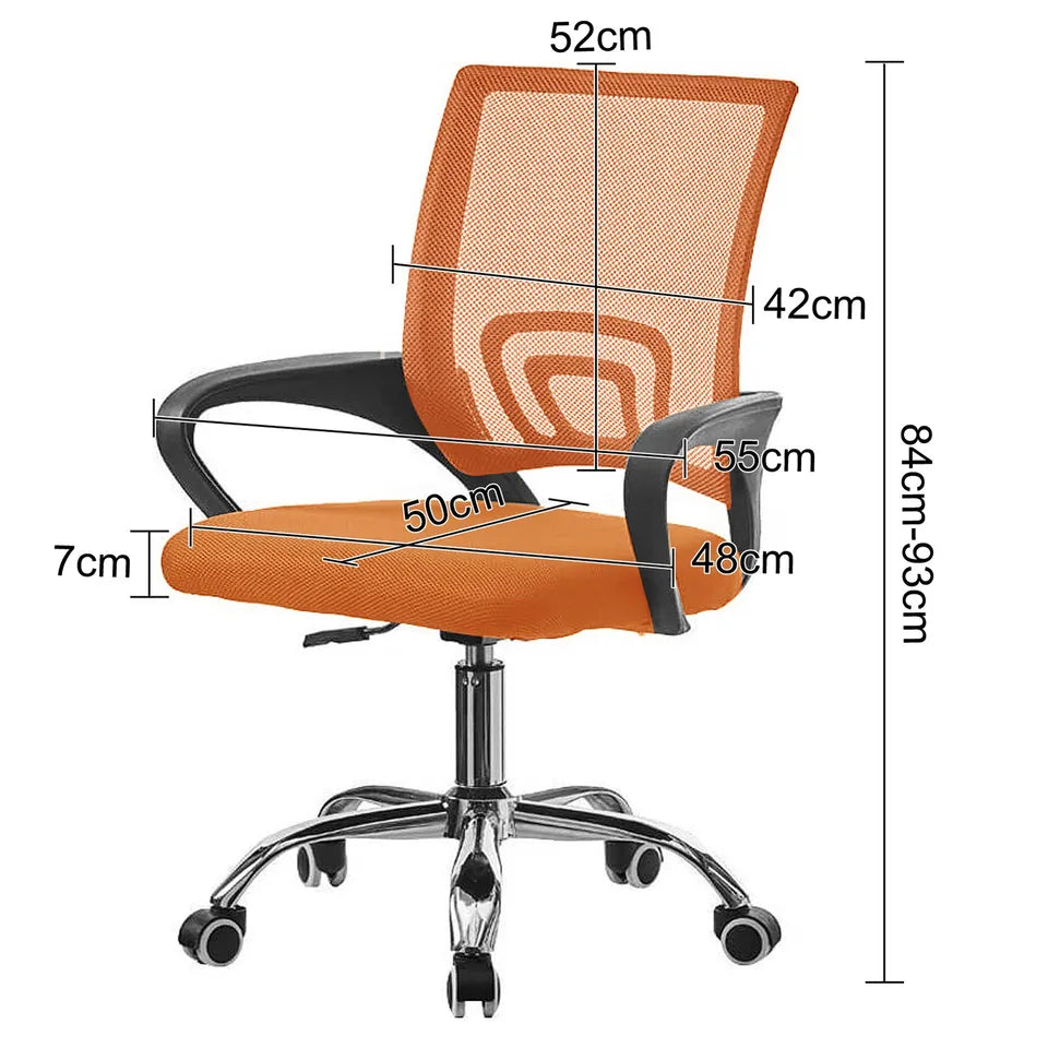 Swivel Mesh Ergonomic Home Office Chair Computer Desk Chair Adjustable Height