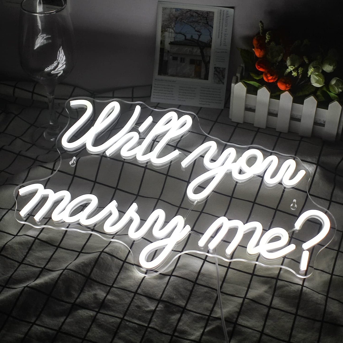 Will You Marry Me Neon Sign