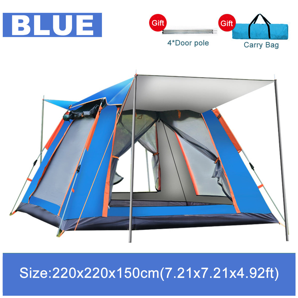 4 Men Pop Up Camping Tent