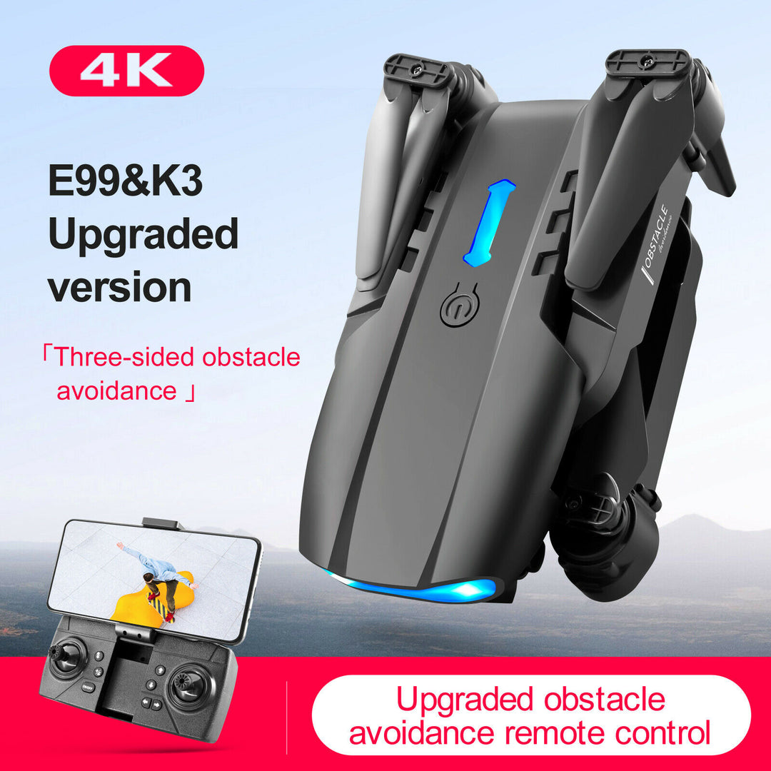 2022 RC DRONES PRO 4K HD DUAL CAMERA GPS WIFI FPV QUADCOPTER FOLDABLE BAG GIFTS