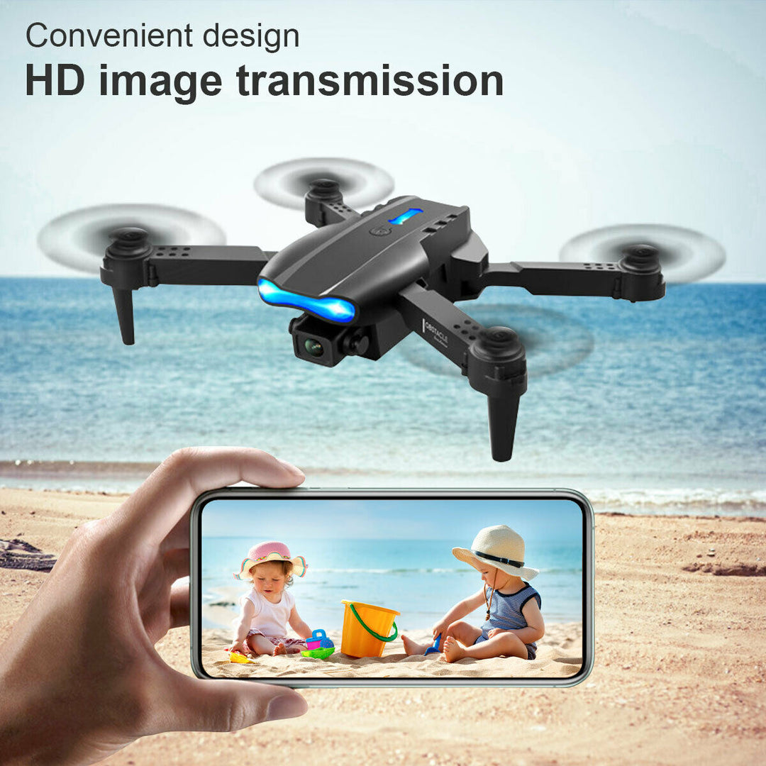 2022 RC DRONES PRO 4K HD DUAL CAMERA GPS WIFI FPV QUADCOPTER FOLDABLE BAG GIFTS