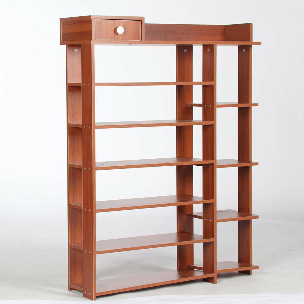 7 Tier Shoe Storage Cabinet Wooden Boots Stand Racks Organizers Unit