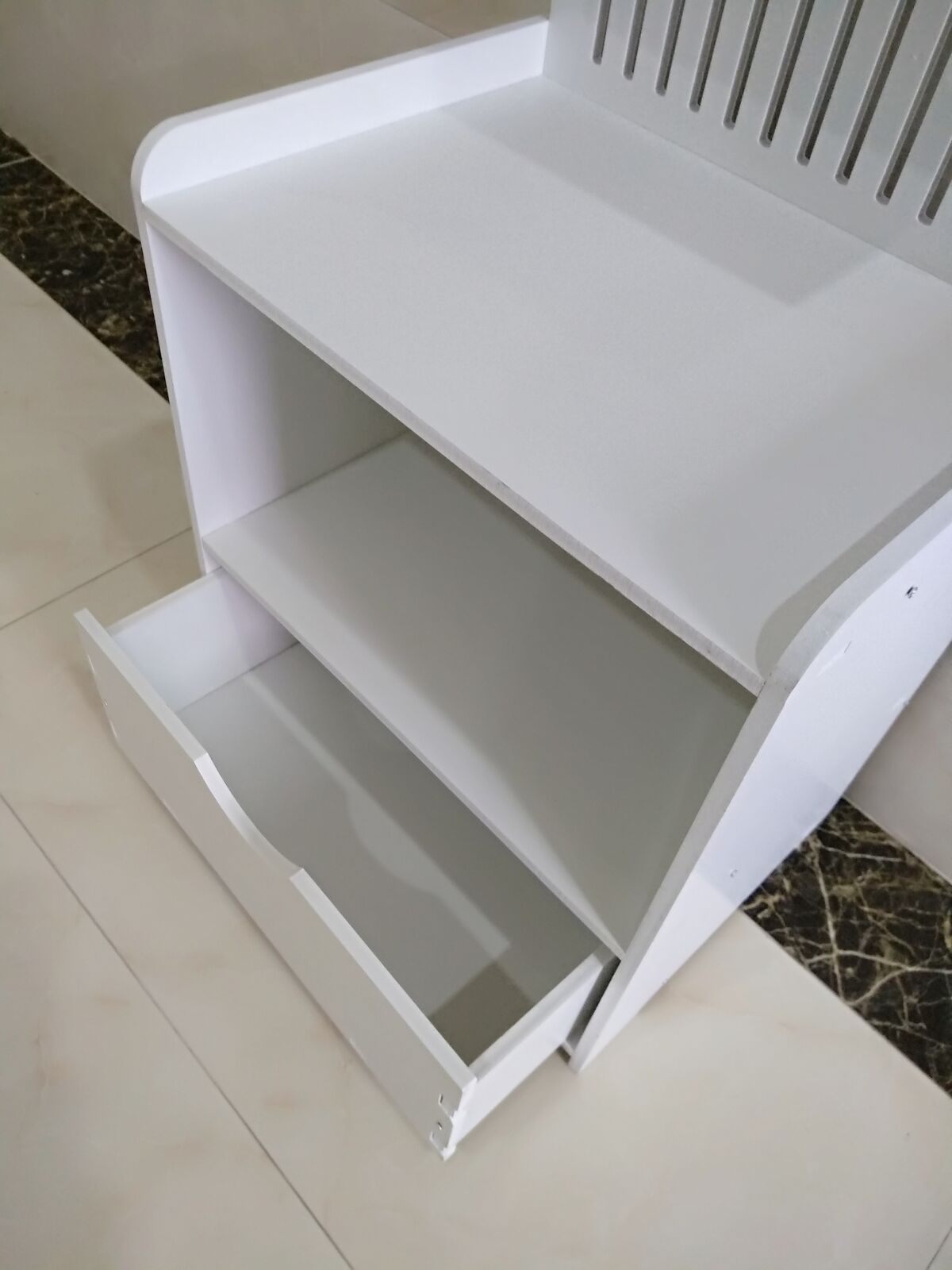 White Bedside Table Cabinet